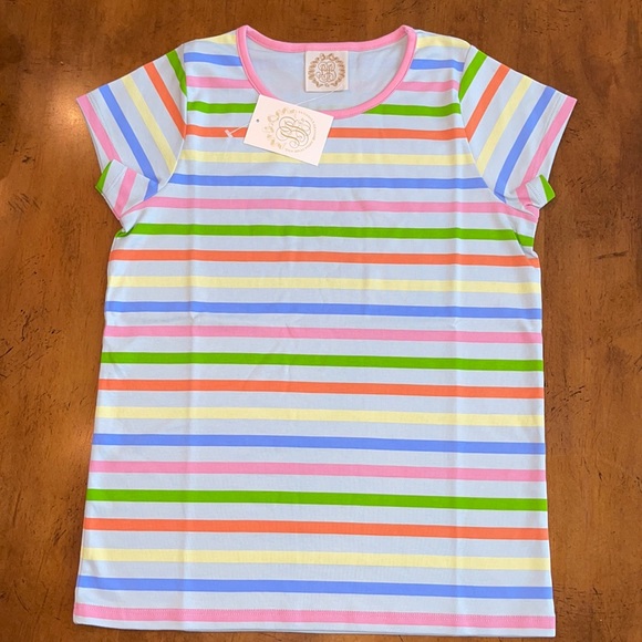 The Beaufort Bonnet Company Other - NWT TBBC Penny's Play Shirt South Dock Stripe with Hamptons Hot Pink